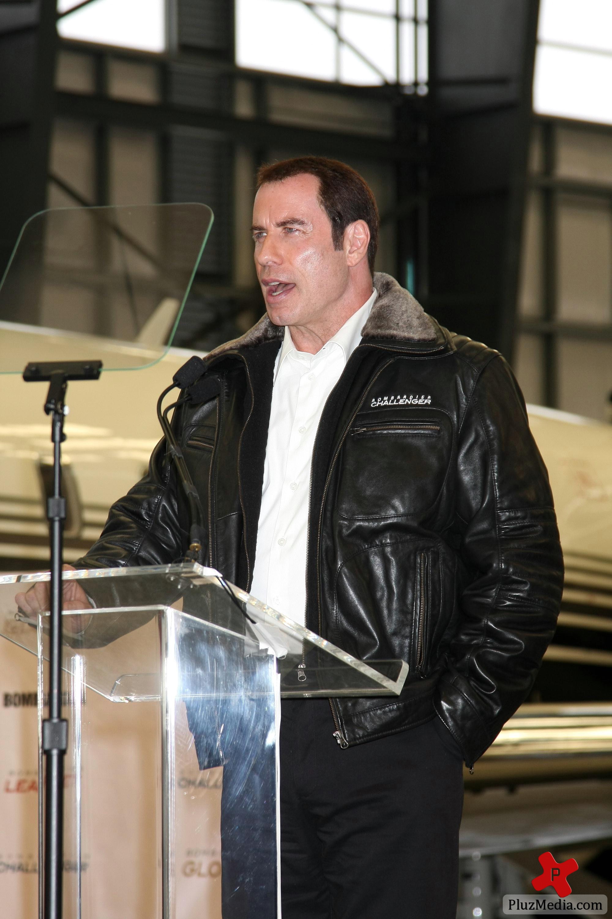 John Travolta at the Bombardier Aircraft Event | Picture 83143